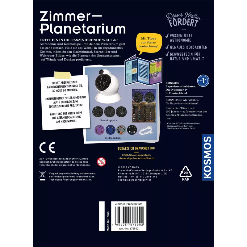 Kosmos 45872844 vaikų mokslinis žaislas – planetariumas