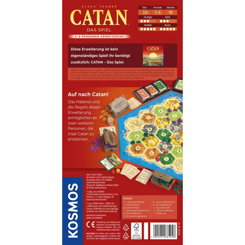 Kosmos CATAN – Kortų žaidimas strategijos mėgėjams