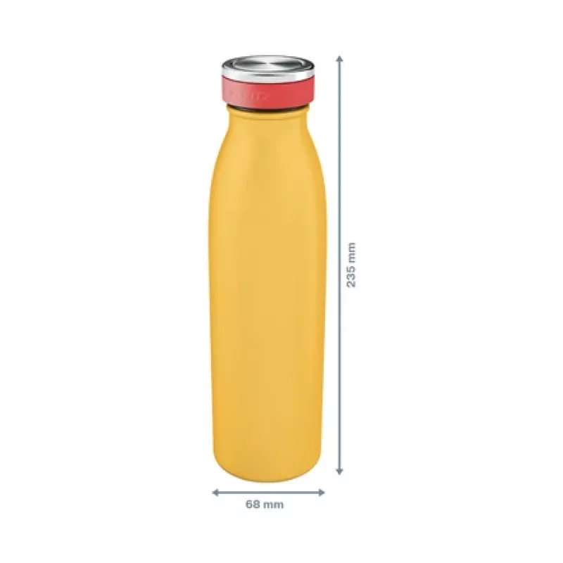 Leitz Cosy termosas vandeniui 500 ml, geltonas, nerūdijantis plienas
