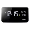 BRAUN BC20BEU skaitmeninis laikrodis sieninis/stalinis, juodas