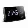 BRAUN BC20BEU skaitmeninis laikrodis sieninis/stalinis, juodas