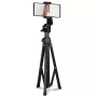 Tripod Hama Rotary Smartphone II išmaniesiems telefonams ir skaitmeniniams fotoaparatams, 3 kojelės, maks. apkrova 1 kg, aukštis 41,5–150 cm, juoda
