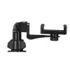 Tripod Hama Rotary Smartphone II išmaniesiems telefonams ir skaitmeniniams fotoaparatams, 3 kojelės, maks. apkrova 1 kg, aukštis 41,5–150 cm, juoda