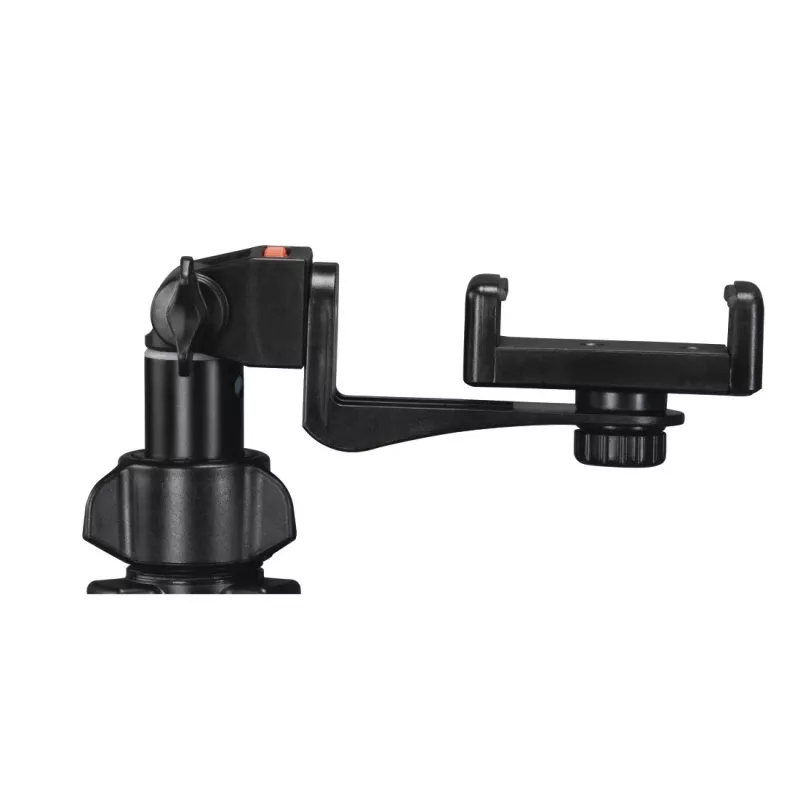 Tripod Hama Rotary Smartphone II išmaniesiems telefonams ir skaitmeniniams fotoaparatams, 3 kojelės, maks. apkrova 1 kg, aukštis 41,5–150 cm, juoda
