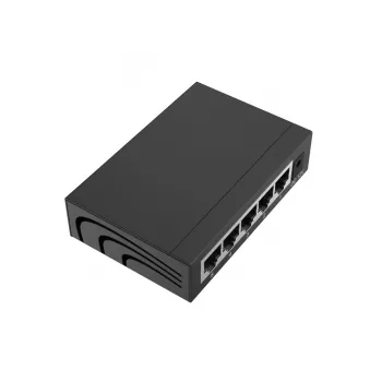 Hama nevaldomas Gigabit Ethernet (10/100/1000) stalinis jungiklis juodas