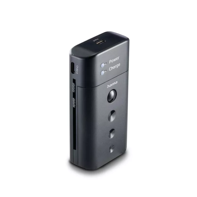Įkroviklis Hama 00081390 fotoaparato baterijoms – USB, Li‑Jon ir NiMH, 5 V įėjimas