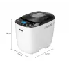 Unold 68010 keptuvė duonai 550 W Juoda, Balta