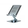 Sulankstomas sukamas stovas planšetei CONCEPTRONIC THANA09G – pilnas 360° sukimas, reguliuojamas aukštis, pilka spalva, 150×110×40 mm