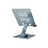 Sulankstomas sukamas stovas planšetei CONCEPTRONIC THANA09G – pilnas 360° sukimas, reguliuojamas aukštis, pilka spalva, 150×110×40 mm