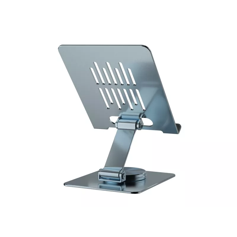 Sulankstomas sukamas stovas planšetei CONCEPTRONIC THANA09G – pilnas 360° sukimas, reguliuojamas aukštis, pilka spalva, 150×110×40 mm