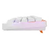 Mechaninė žaidimų klaviatūra Cherry K5 Pro TMR Compact 65% QWERTY US, laidinė USB, RGB, oranžinė/balta