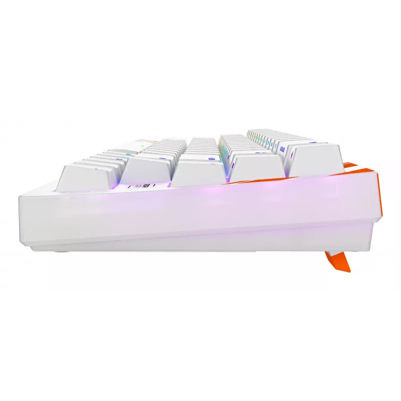 Mechaninė žaidimų klaviatūra Cherry K5 Pro TMR Compact 65% QWERTY US, laidinė USB, RGB, oranžinė/balta