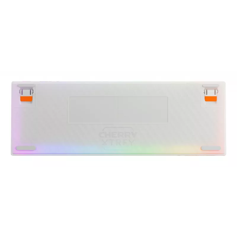 Mechaninė žaidimų klaviatūra Cherry K5 Pro TMR Compact 65% QWERTY US, laidinė USB, RGB, oranžinė/balta