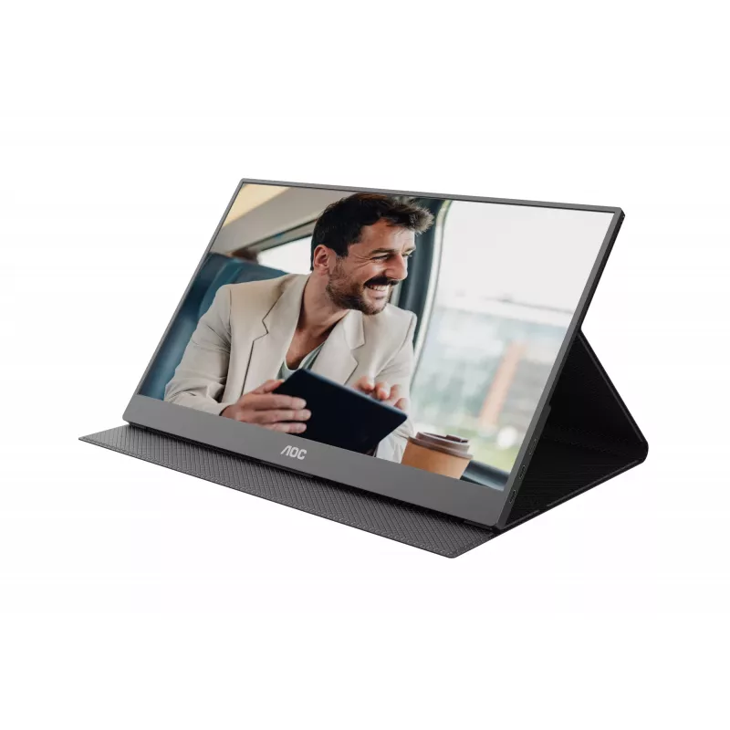 Nešiojamas monitorius AOC 16T20E2, 15.6 colio, Full HD, IPS, juodas