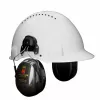 Klausos apsauginės ausinės 3M H520P3E-410-GQ Šalmo tipo Juodos