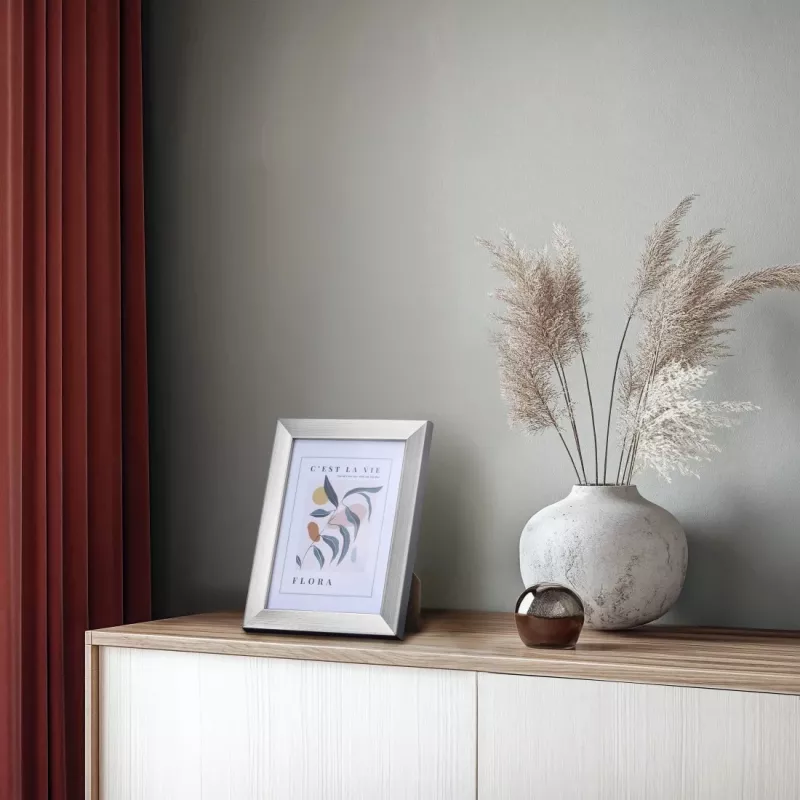 Hama Flora Vienkartinis nuotraukų rėmelis Sidabrinis