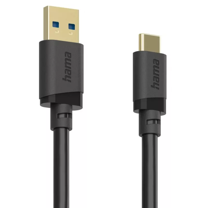 Hama 00202005 USB laidas USB 3.2 Gen 1 (3.1 Gen 1) 0.75 m USB A USB C juodas