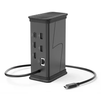 Hama 00200150 USB-C stotelė 9 prievadai, 2x HDMI, USB-A, USB-C, LAN