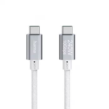 Hama Full-Featured USB 3.2 Gen 2 laidas USB C 1,5 m baltas
