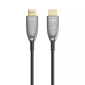 HDMI kabelis Hama 00202036 15 m HDMI A tipo (standartinis) juoda, pilka, sidabrinė