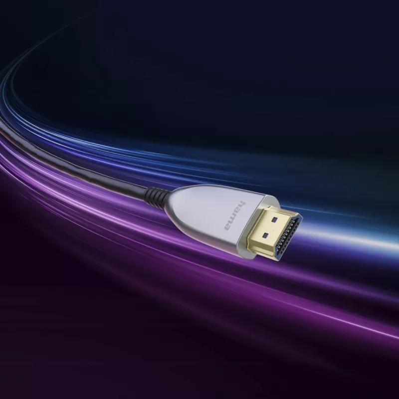 HDMI kabelis Hama 00202036 15 m HDMI A tipo (standartinis) juoda, pilka, sidabrinė
