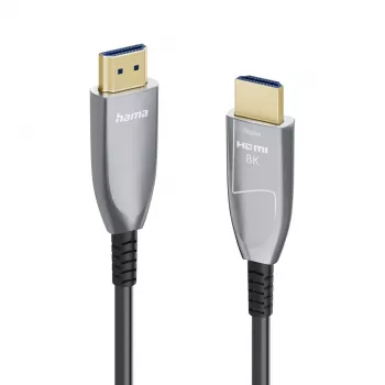 Hama 00202036 HDMI laidas 20 m HDMI A tipas (standartinis) juoda, pilka, sidabrinė
