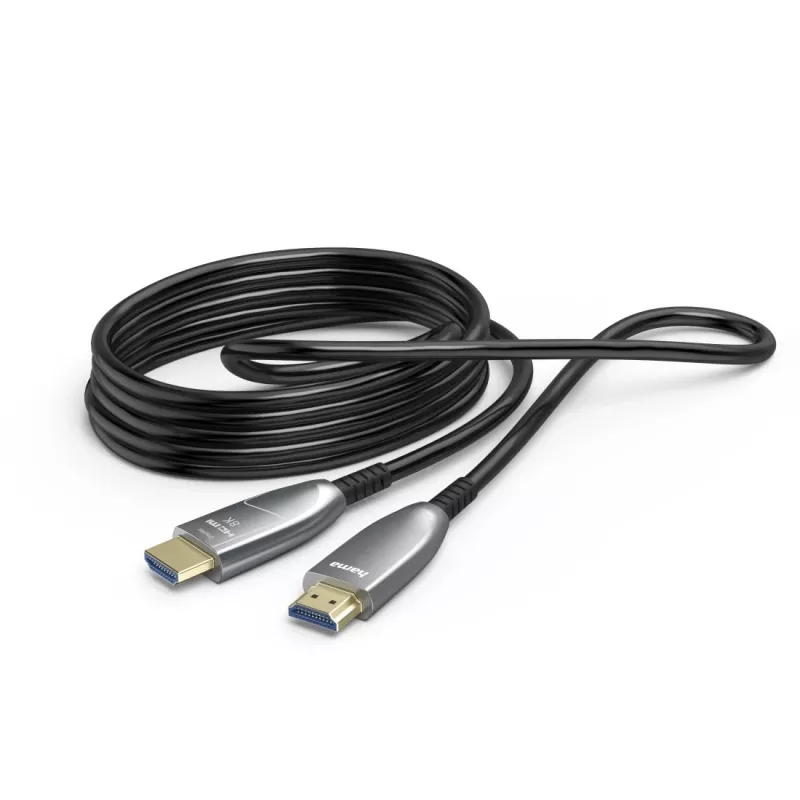 Hama 00202036 HDMI laidas 20 m HDMI A tipas (standartinis) juoda, pilka, sidabrinė