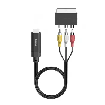 Hama 00205775 vaizdo kabelio adapteris HDMI A tipas (standartinis) SCART (21 kaištis) juodas