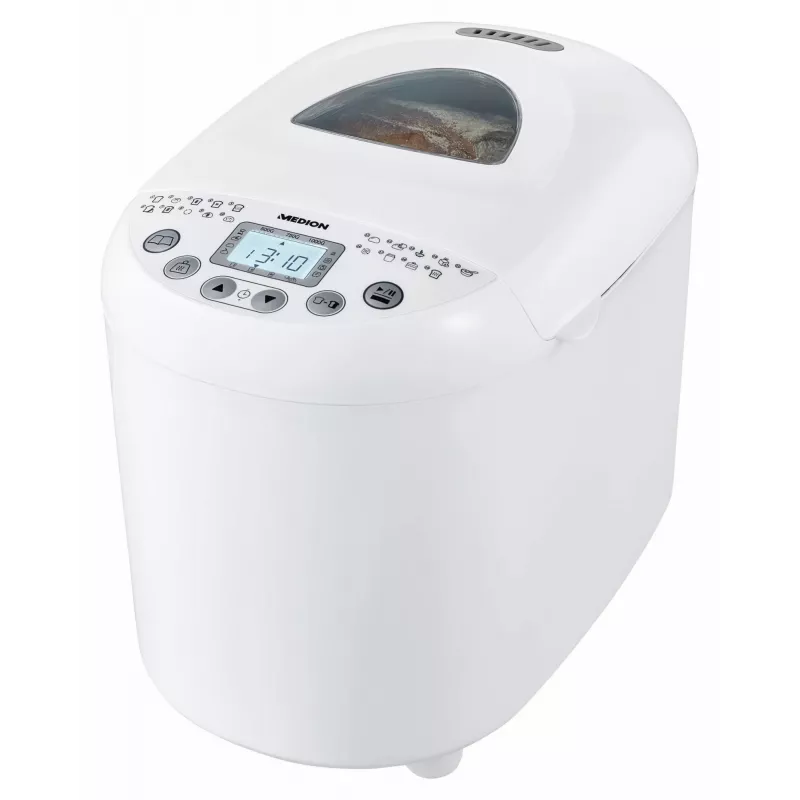 Duonkepė MEDION MD 11011 550 W balta 1 kg skaitmeninis laikmatis