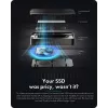 ICY BOX Diamond Case 1980 M.2 NVMe SSD korpusas su Thunderbolt 5 technologija ir 80 Gbps perdavimo sparta