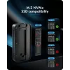 ICY BOX Diamond Case 1980 M.2 NVMe SSD korpusas su Thunderbolt 5 technologija ir 80 Gbps perdavimo sparta