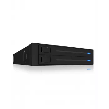 ICY BOX IB-2226StS 8,89 cm (3,5 colio) kietojo disko dėklas Juodas