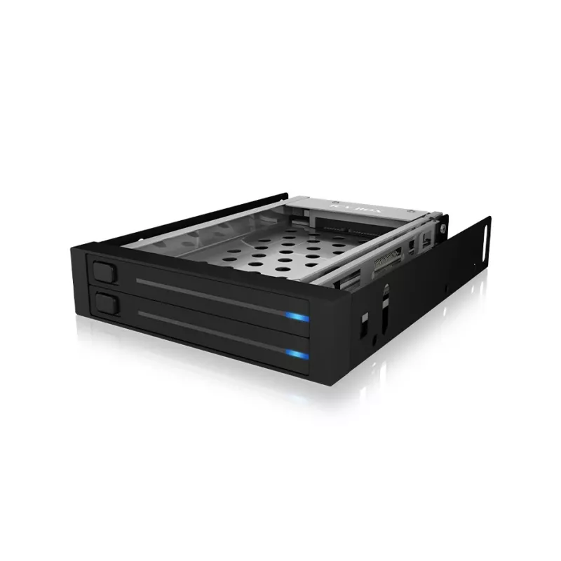 ICY BOX IB-2226StS 8,89 cm (3,5 colio) kietojo disko dėklas Juodas