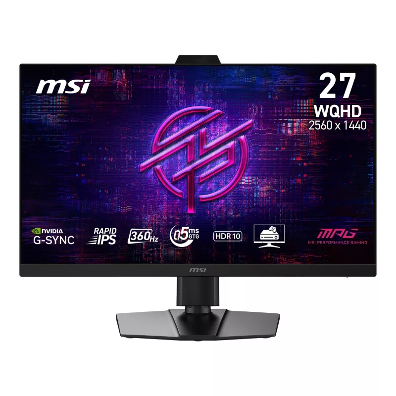 27 colių MSI MPG 272QRF X36 žaidimų monitorius – 2560×1440 WQHD, Rapid IPS, 0,5 ms, 400 cd/m², USB 2.0 šakotuvas, VESA, reguliuojamas aukštis