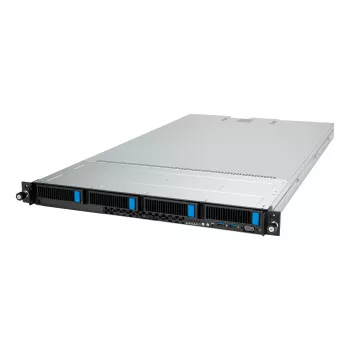 ASUS RS501A-E12-RS4 1U stelažinis serveris (juodas, sidabrinis)
