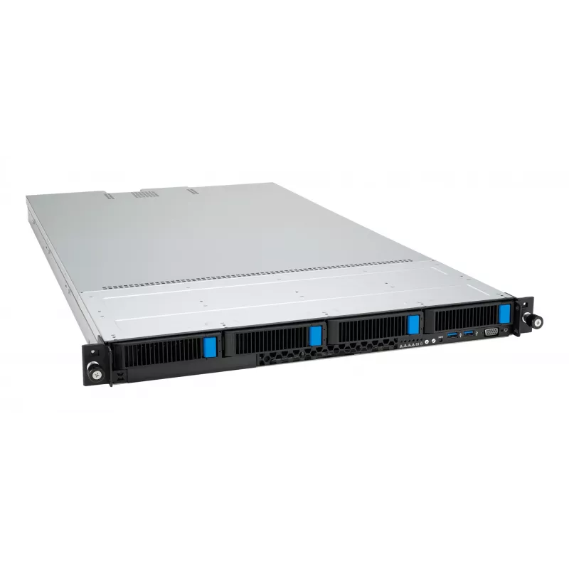ASUS RS501A-E12-RS4 1U stelažinis serveris (juodas, sidabrinis)