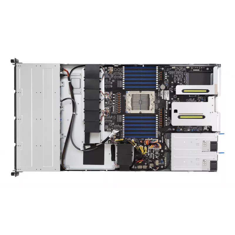 ASUS RS501A-E12-RS4 1U stelažinis serveris (juodas, sidabrinis)