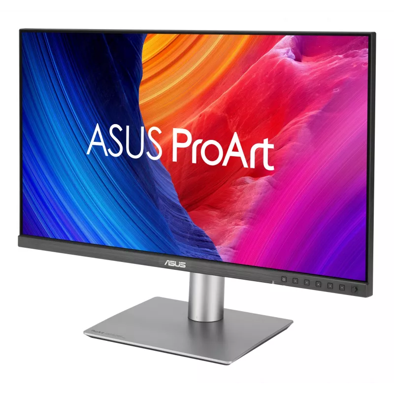 Monitorius ASUS ProArt PA278CGRV 27 colių (68,6 cm) QHD 2560×1440 IPS LCD sidabrinis, 5 ms, USB‑C, USB 3.2 šakotuvas, garsiakalbiai, VESA, aukščio reguliavimas