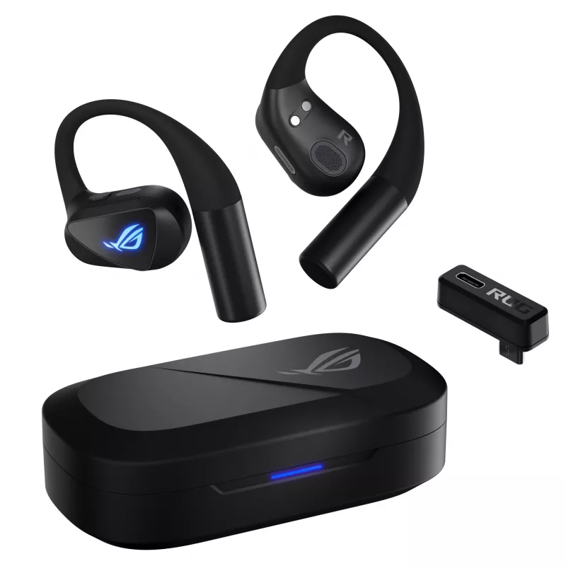 Ausinės ASUS ROG Cetra Open Wireless TWS Bluetooth Kabinamos Juodos, 20–20000 Hz, 116 g