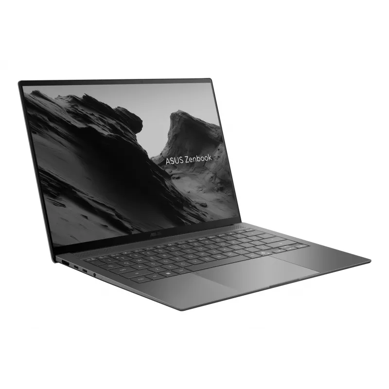 Nešiojamas kompiuteris ASUS Zenbook S14 UX5406AA-SU052W — Intel Core Ultra 9 386H, 14 colių 3K jutiklinis ekranas, 32 GB LPDDR5x, 1 TB SSD, Windows 11 Home, pilka
