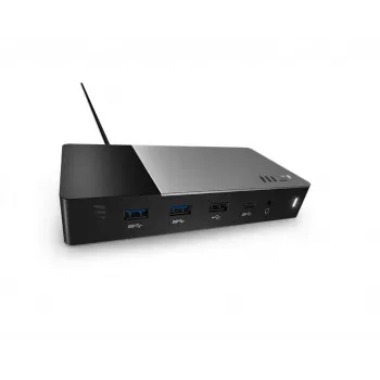 MSI USB-C Dock Gen 2 USB 3.2 Gen 2 Type-C juoda