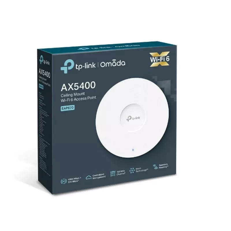Prieigos taškas TP-Link Omada AX5400 Wi-Fi 6 2.4GHz 5GHz