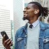 JVC Active Noise Cancelling TWS White belaidės ausinės