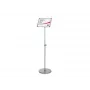 Nobo Essence A3 stovas plakatams, sidabrinis, 463 mm, 1475 mm, 300 mm, 2,3 kg, 420 mm