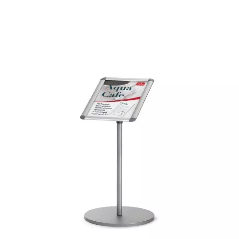Nobo Essence A3 stovas plakatams, sidabrinis, 463 mm, 1475 mm, 300 mm, 2,3 kg, 420 mm