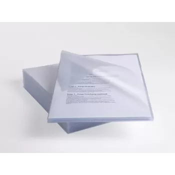 Rexel Anti-Slip A4 segtuvai skaidrūs (25 vnt.), polipropilenas, 20 lapų talpa