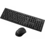 Sandberg Wireless Office DesktopSet INT belaidis klaviatūros ir pelės rinkinys, RF, membraninis, QWERTY, juodas
