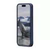 dbramante1928 Monaco Silicone Case su MagSafe, iPhone 15, Ramioji mėlyna