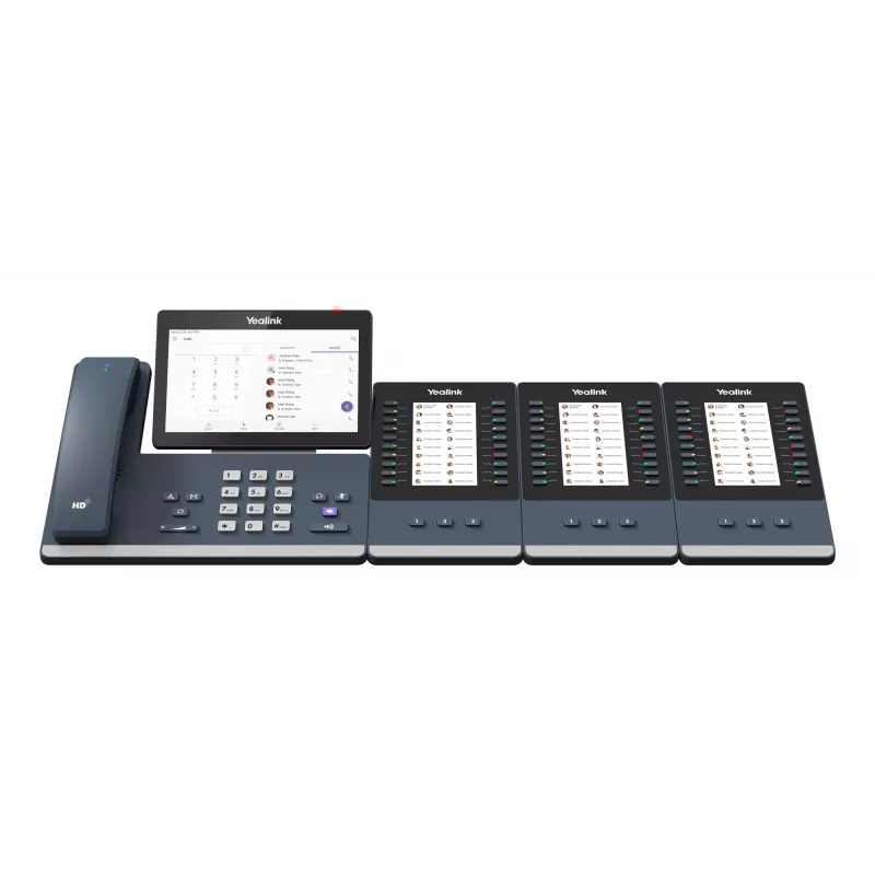 IP stalinis telefonas Yealink MP58-WH E2 Teams 7 colių liečiamuoju ekranu, HD garsas, Microsoft Teams