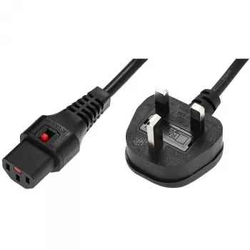 Maitinimo laidas MicroConnect UK Type G į IEC C13 – kompiuteriams ir periferijai